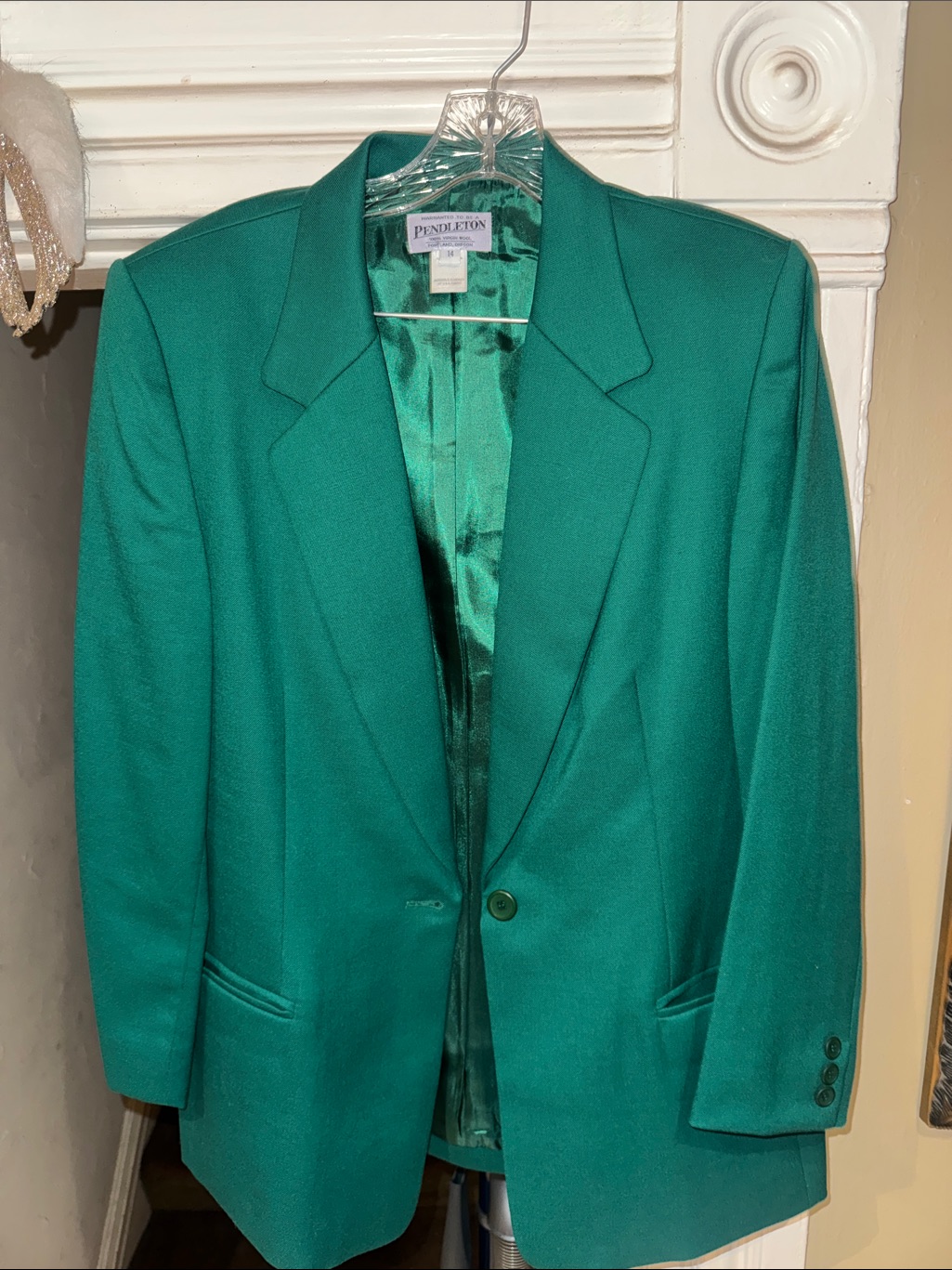 Pendleton Emerald Green Wool Jacket